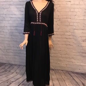 Black boho maxi dress world market